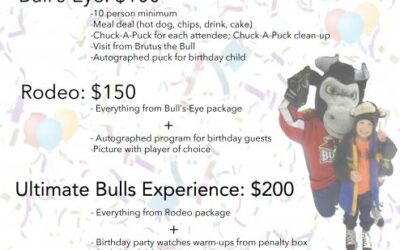 Bulls Announce Birthday Packages!