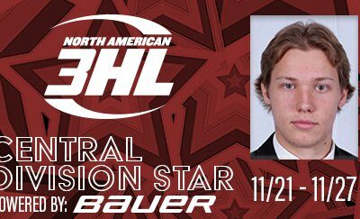 Benson Named Star of the Week Ahead of NAHL Call-Up
