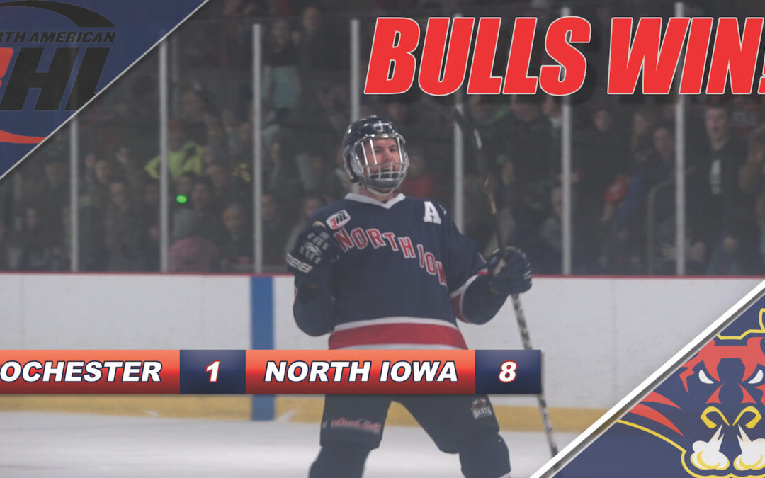 Rochester Put On Ice Again in 8-1 Bulls Win