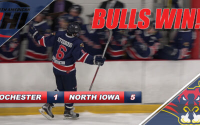 Bulls Dominate Ice Hawks, Sweep Season Series