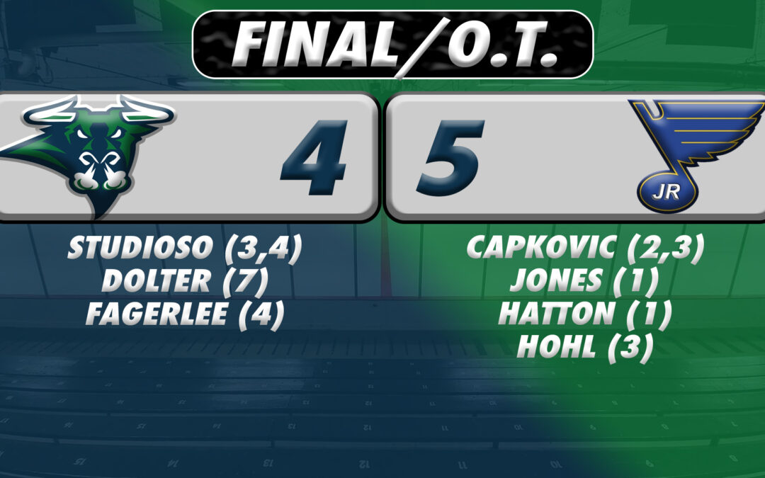 Jr. Blues Hit Right Notes in Overtime Win