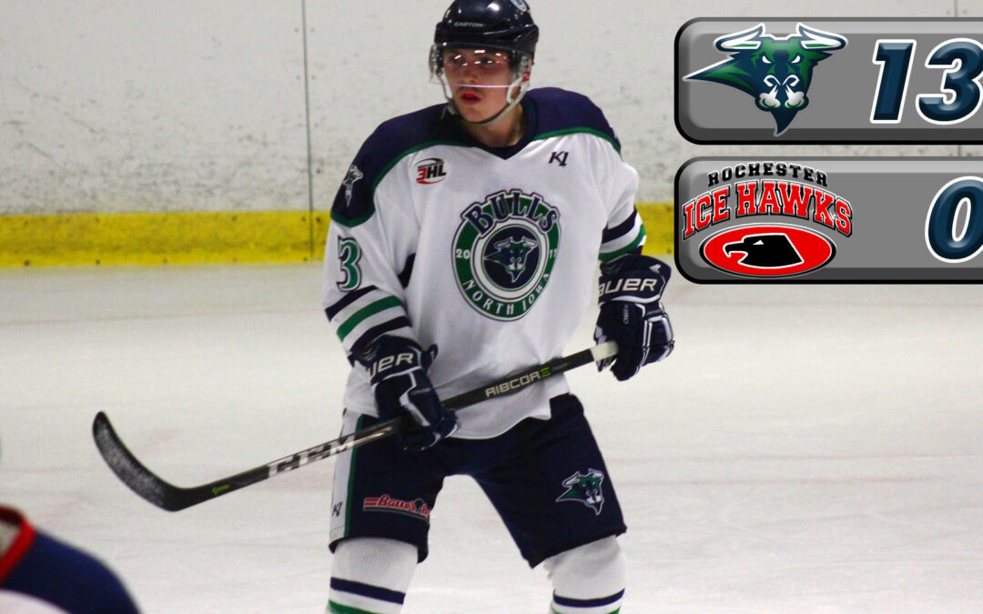Hockey 101: Bulls Hit Century Mark in 13-0 Win
