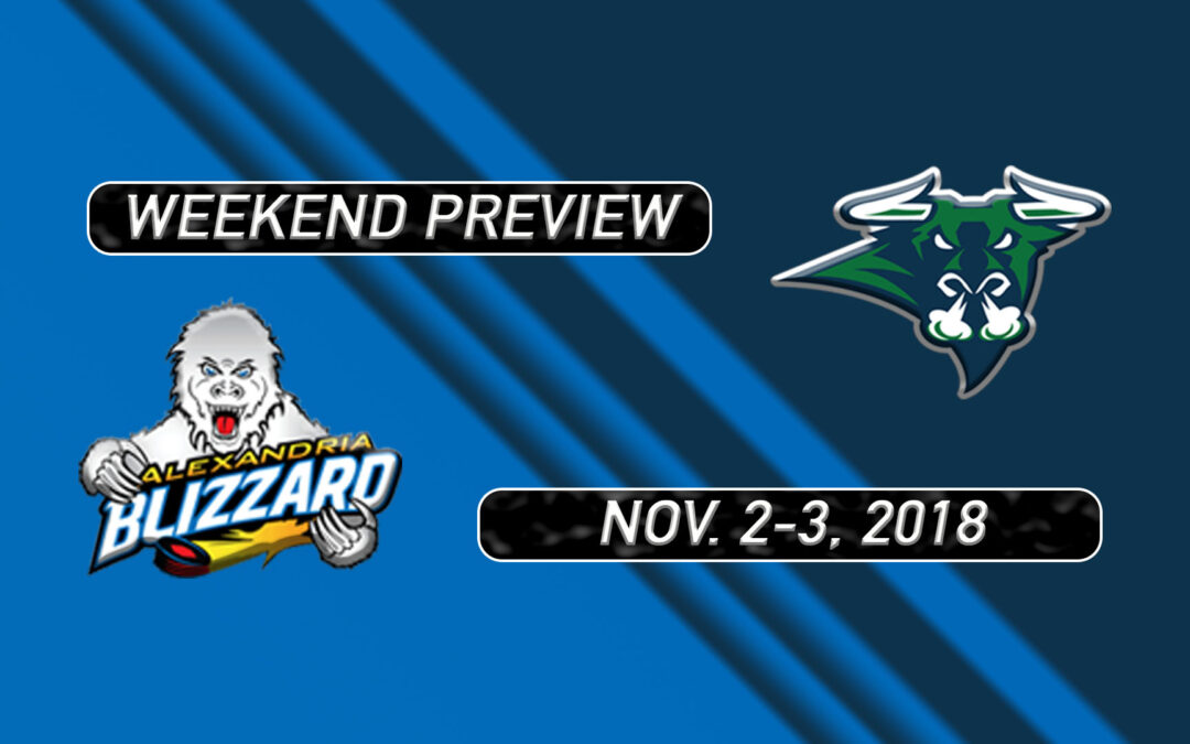 2018-19 Weekend Preview: Games 14 & 15 vs. Alexandria