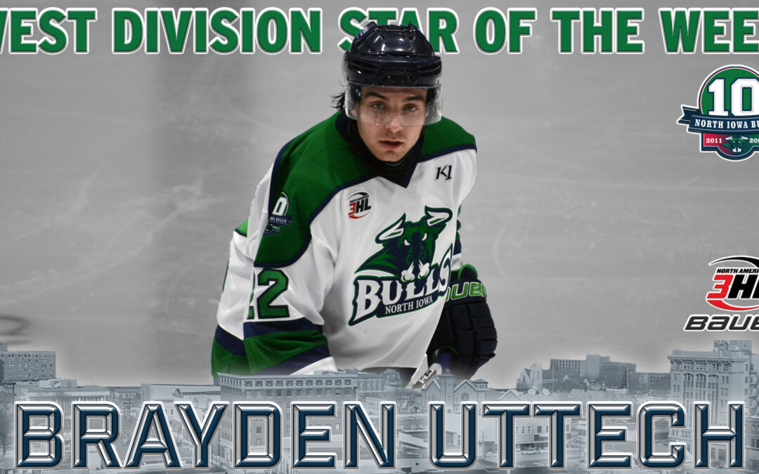 Uttech Earns West Division Star of the Week