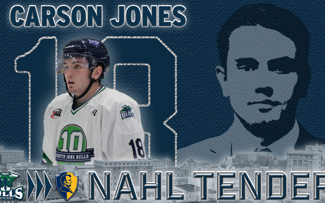 Jones Tenders With NAHL’s Springfield Jr. Blues