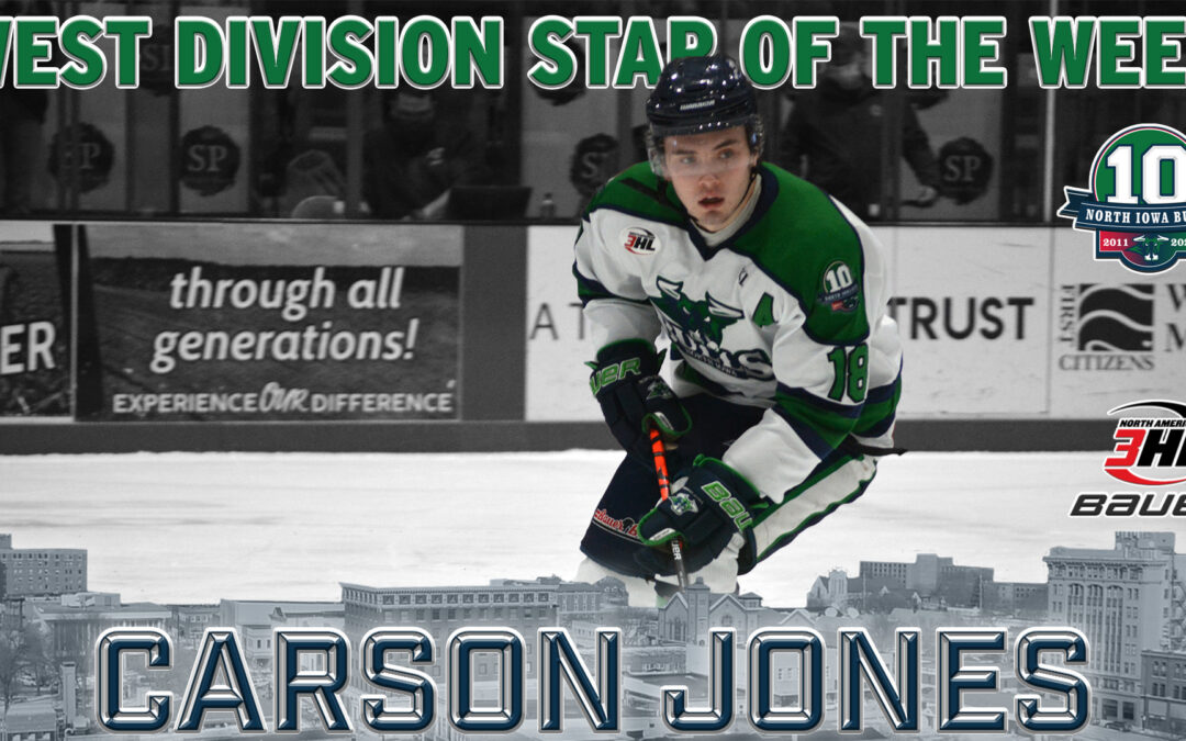 Jones Nets Six Points, West Division Star of the Week Award