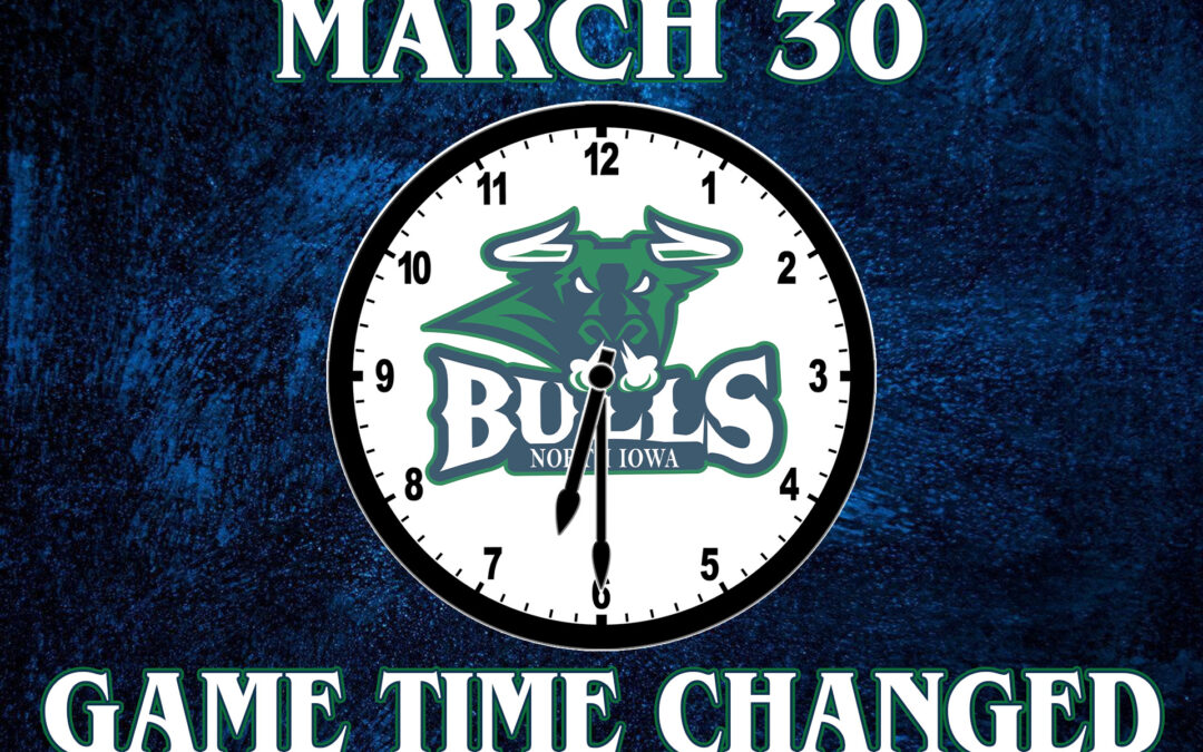 Bulls Announce Game Time Change For March 30