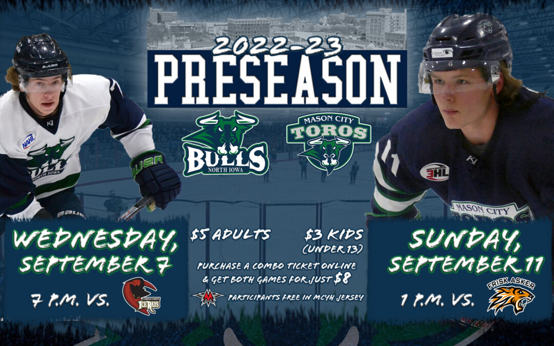 Bulls, Toros Announce Preseason Schedule