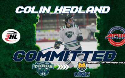 HEDLAND TO CONTINUE HOCKEY CAREER AT NORTHERN COLORADO