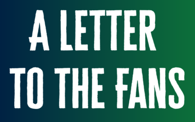 A Letter to the Fans