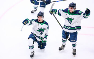 Logyn Kaufman’s Historic Night Powers Bulls to OT Point